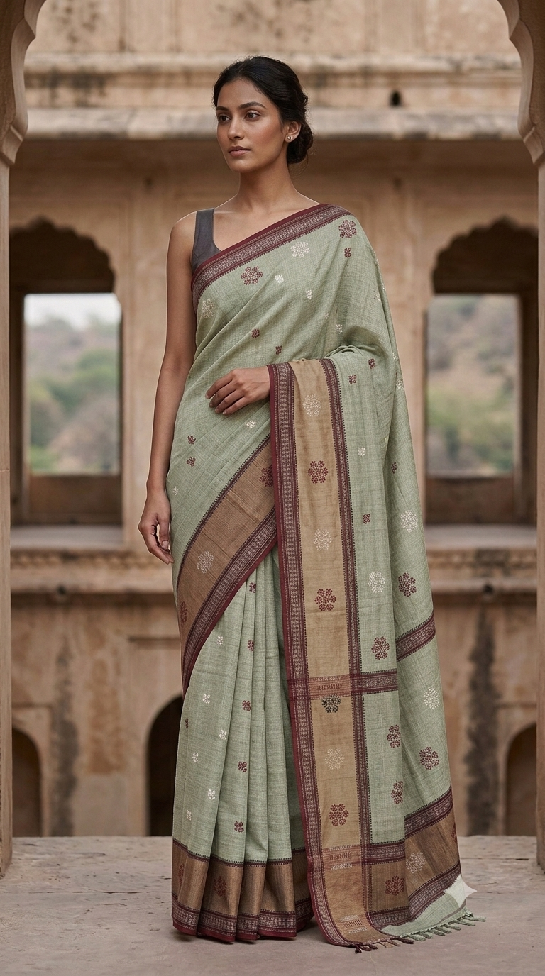 Handloom Cotton Saree
