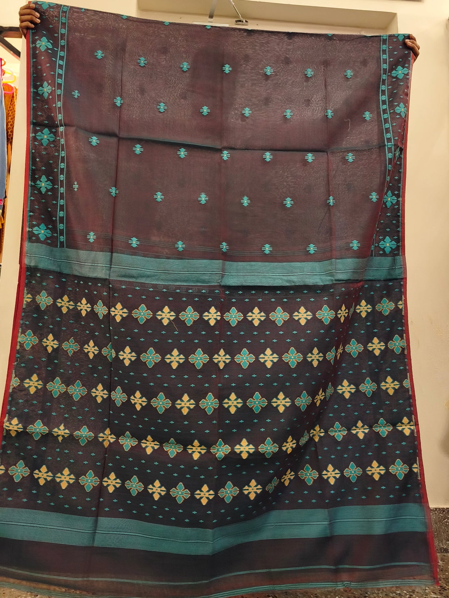Bengal Cotton Jamdani Saree