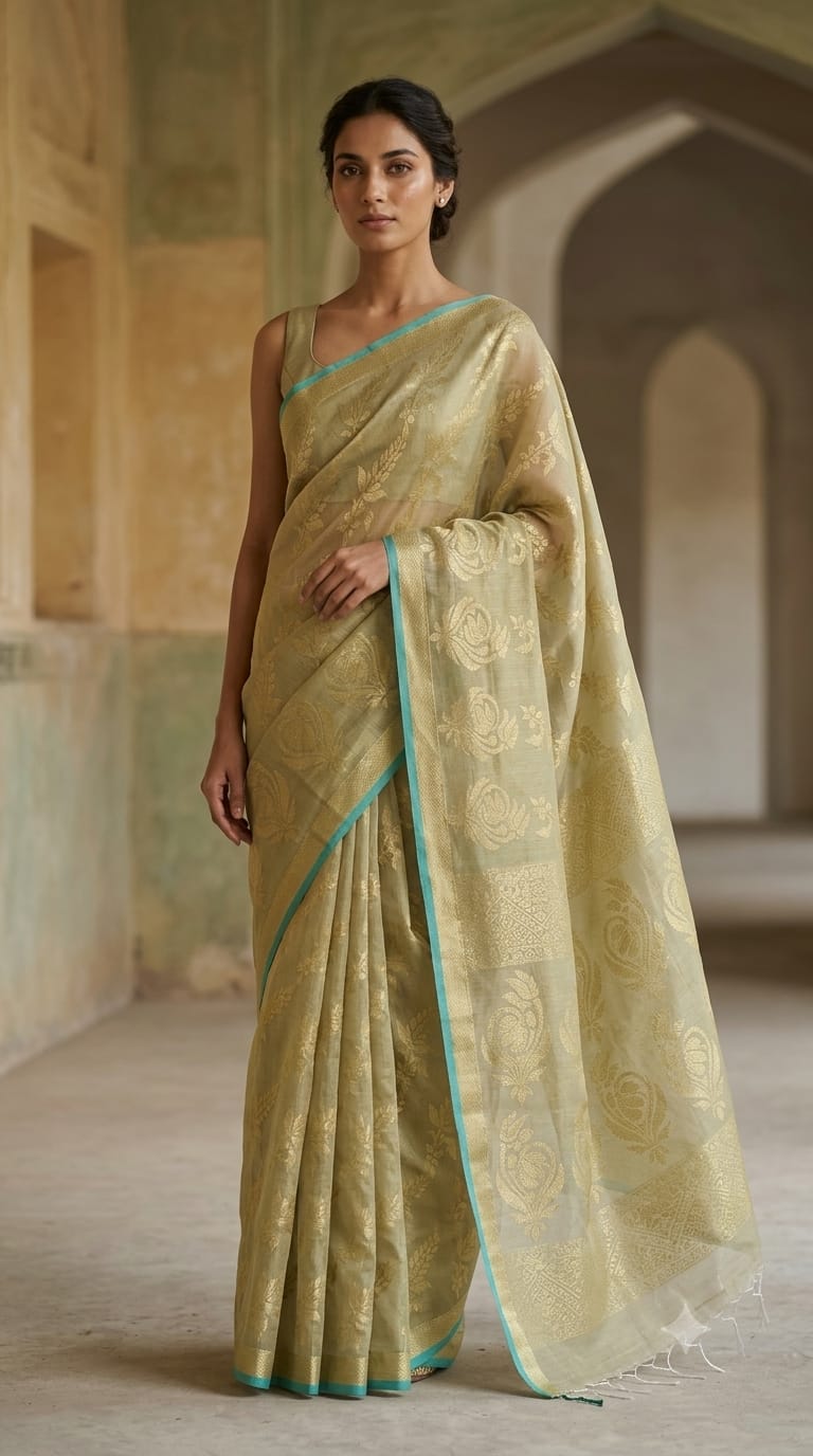 Handloom Chanderi Saree