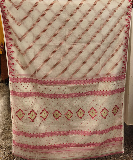 Bengal Cotton Jamdani Saree