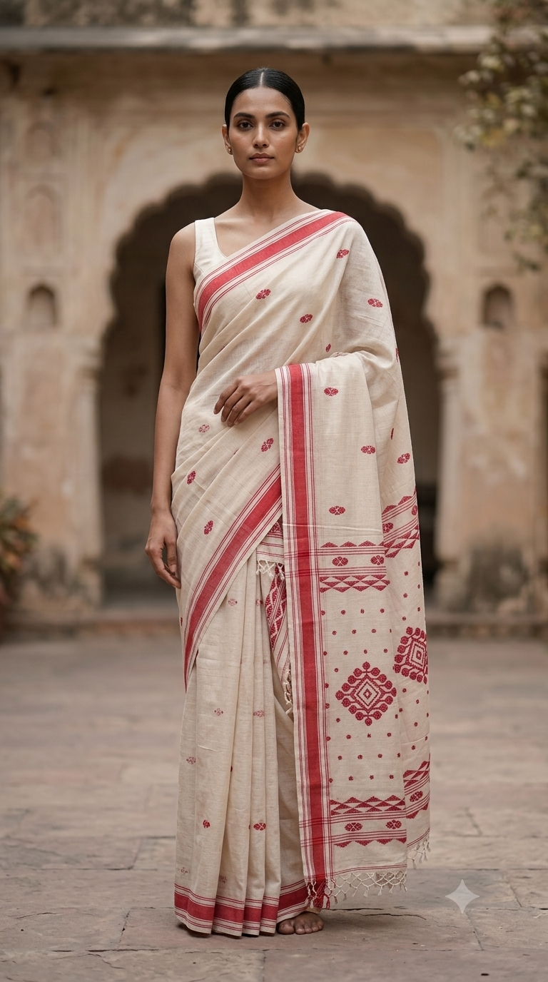 Bengal Handloom Cotton Saree