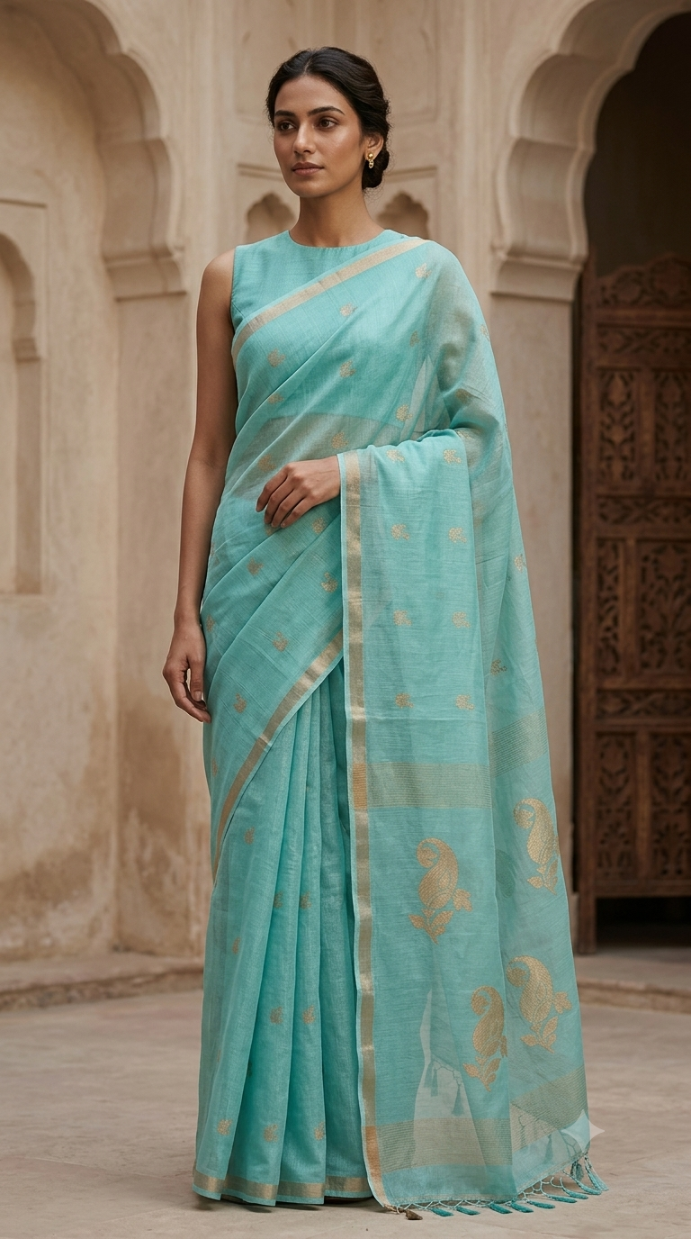 Handloom Chanderi Saree