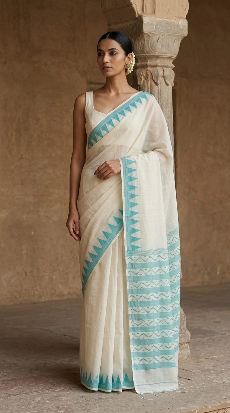 Cotton Jamdani Saree