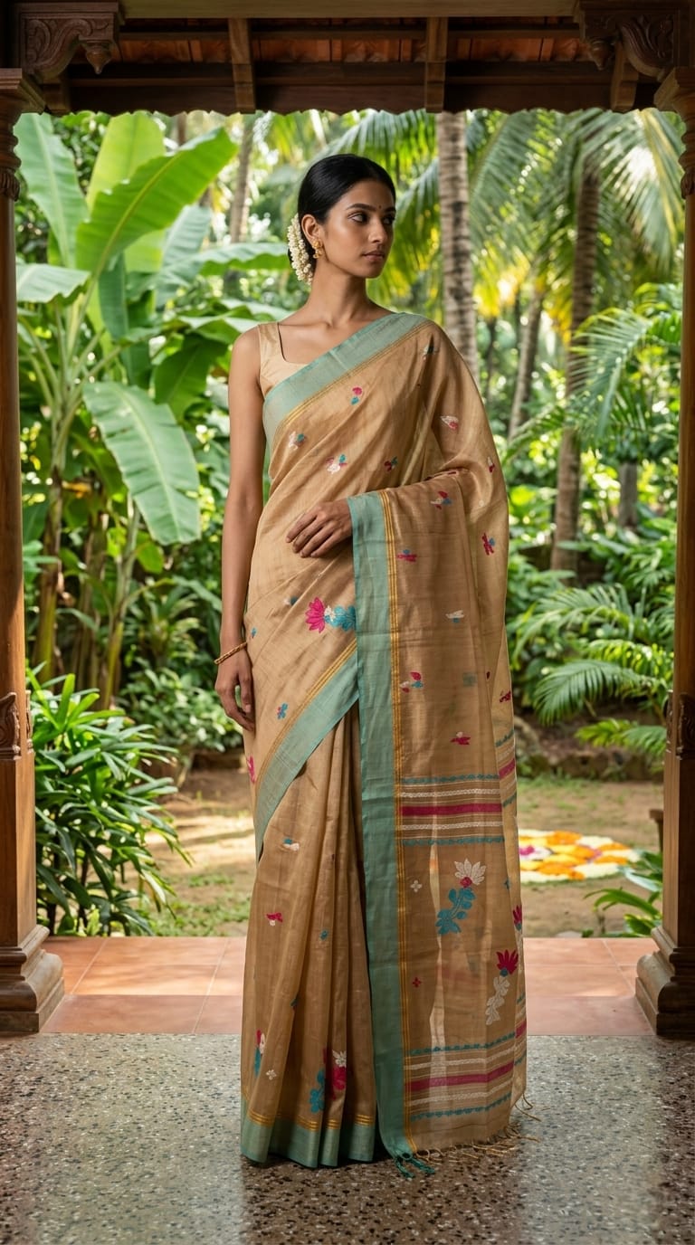Handloom Tissue Saree