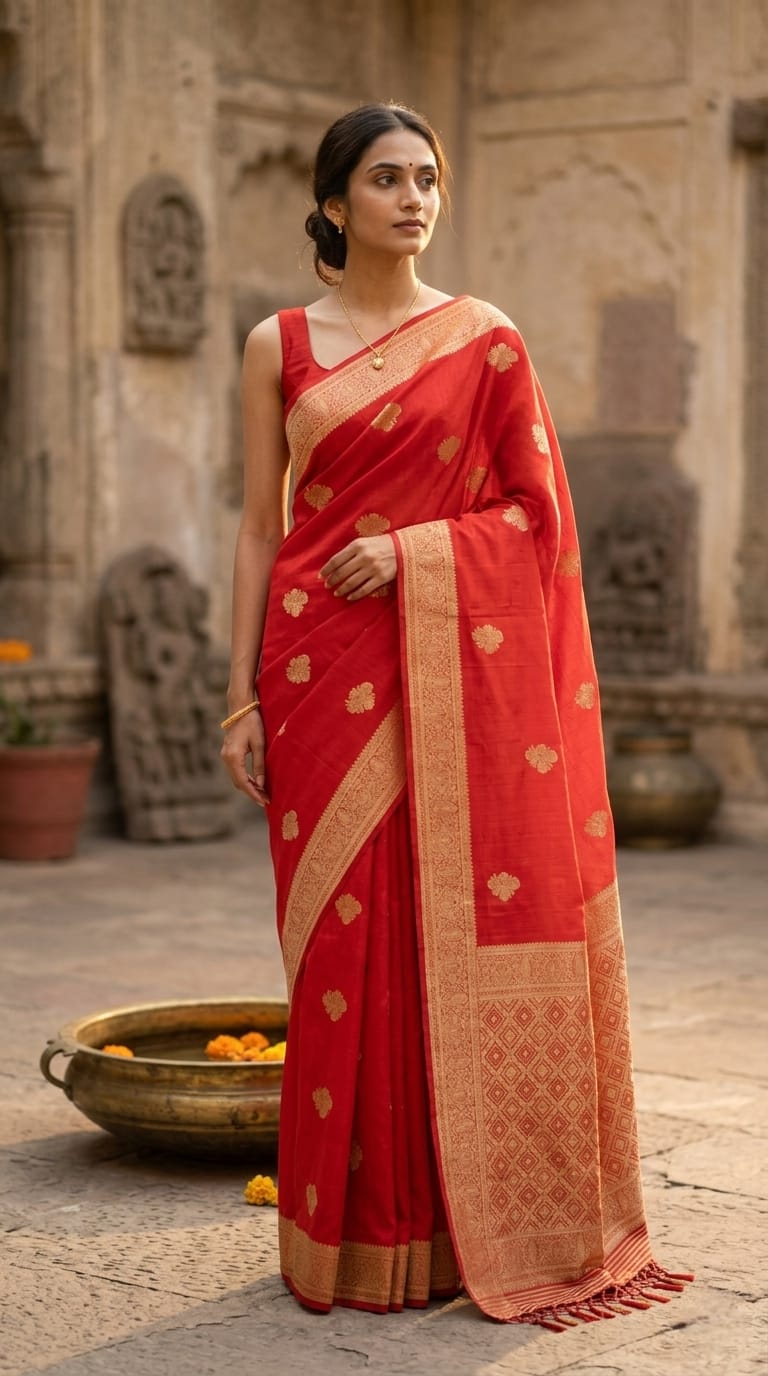 Tussar Matka Saree
