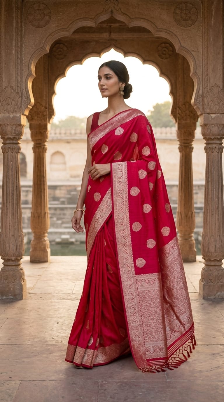 Tussar Matka Saree