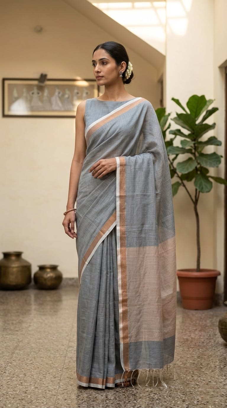 Chanderi Saree