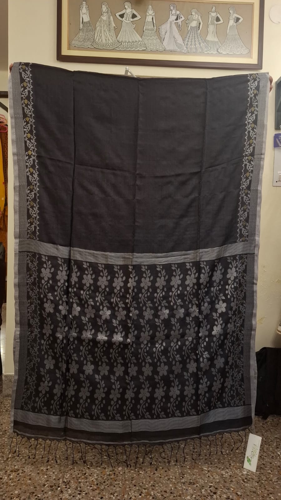 Handloom Tussar Silk Saree