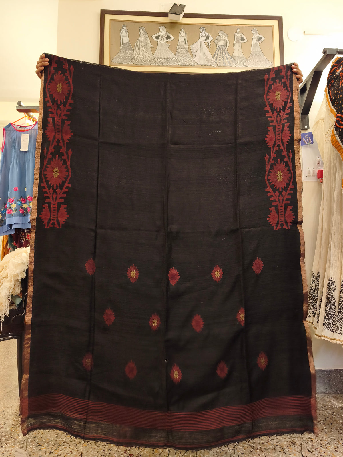 Handloom Tussar Silk Saree