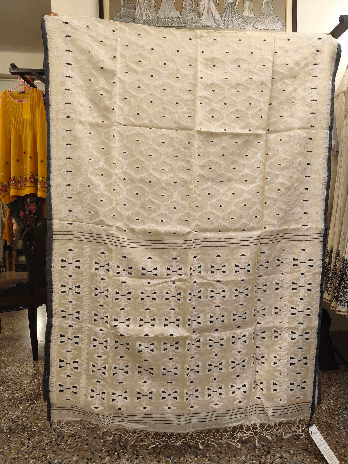 Handloom Tussar Silk Saree