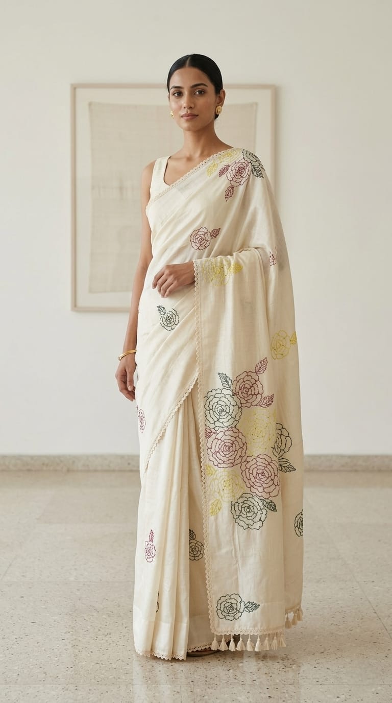 Kantha Saree