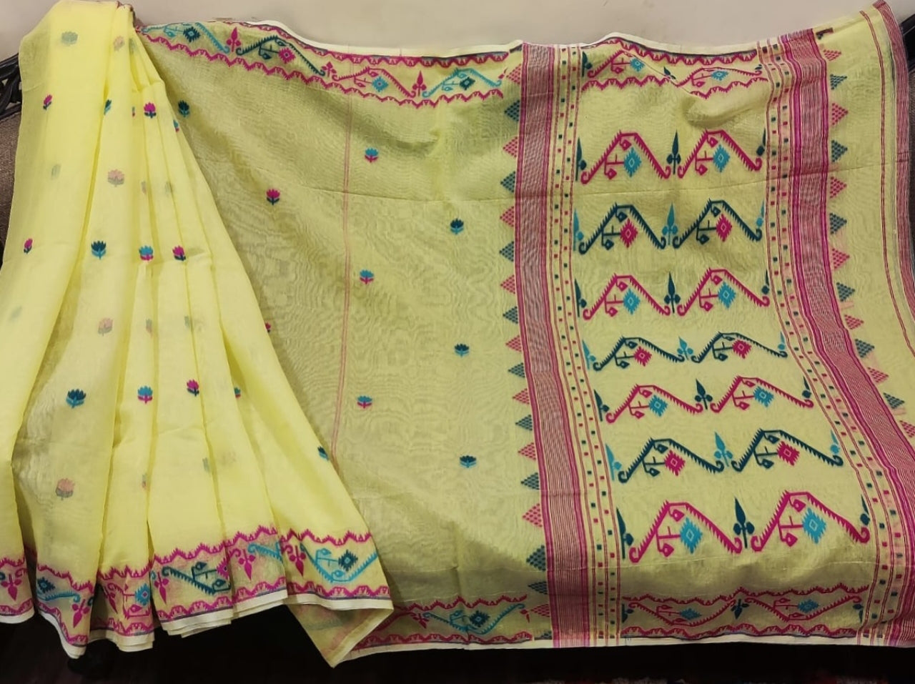 Bengal Cotton Jamdani Saree