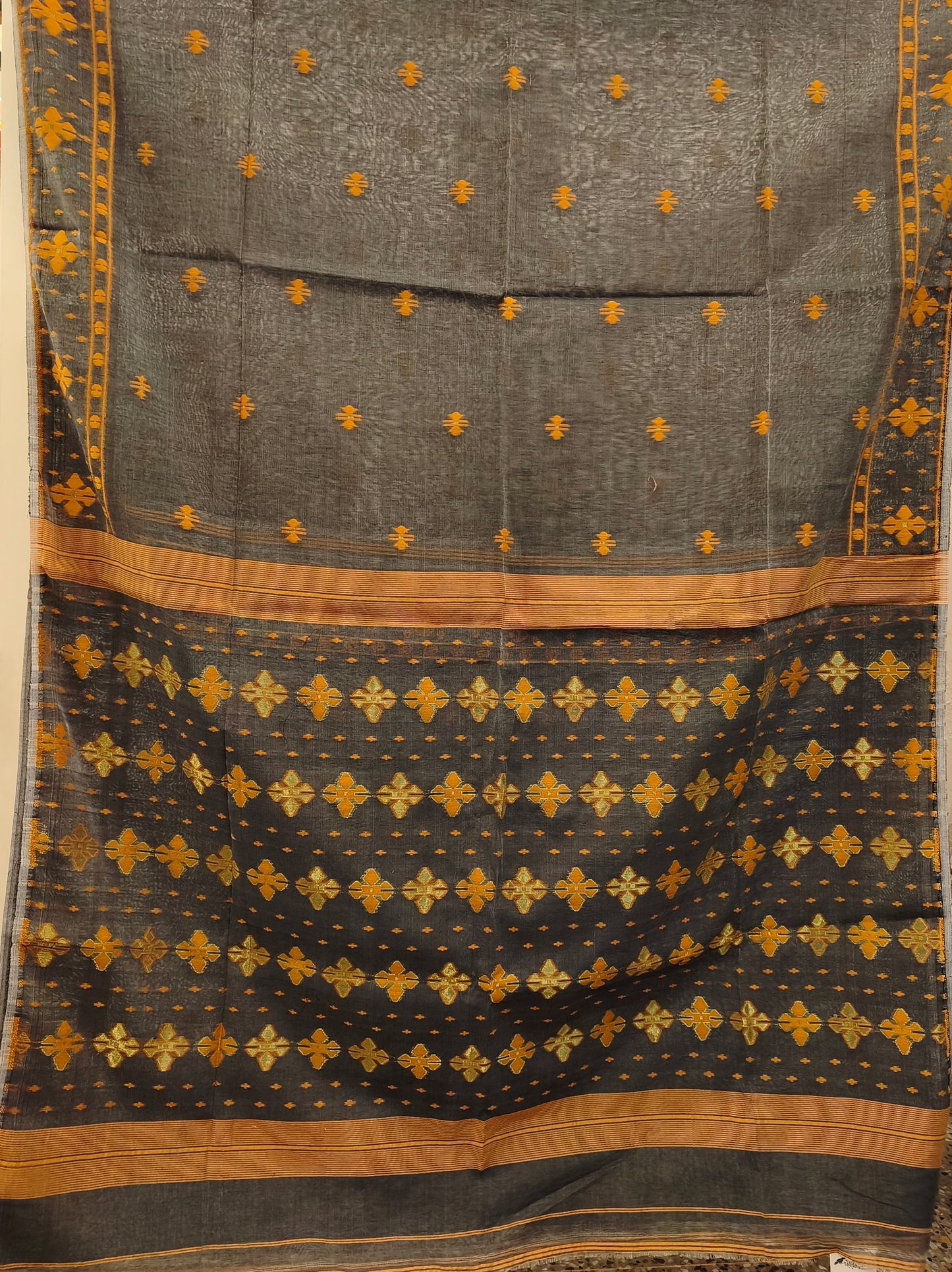 Bengal Cotton Jamdani Saree