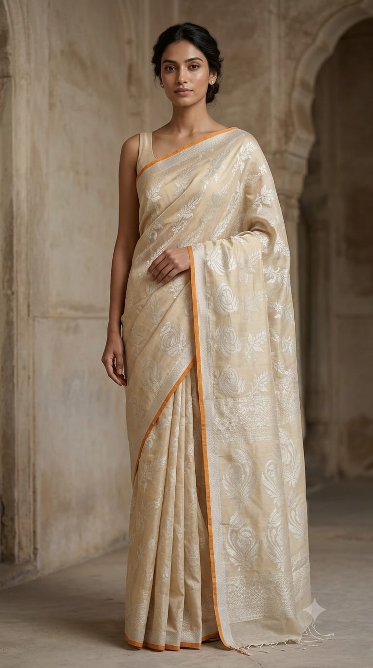 Handloom Chanderi Saree