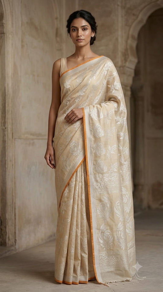Handloom Chanderi Saree