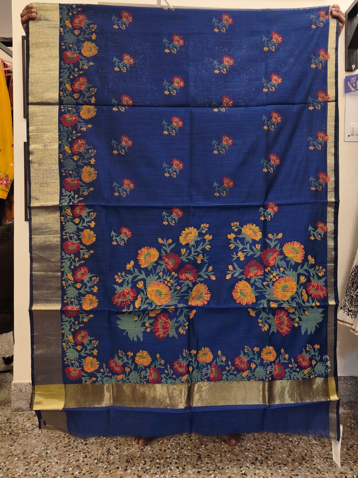 Slub Cotton Saree