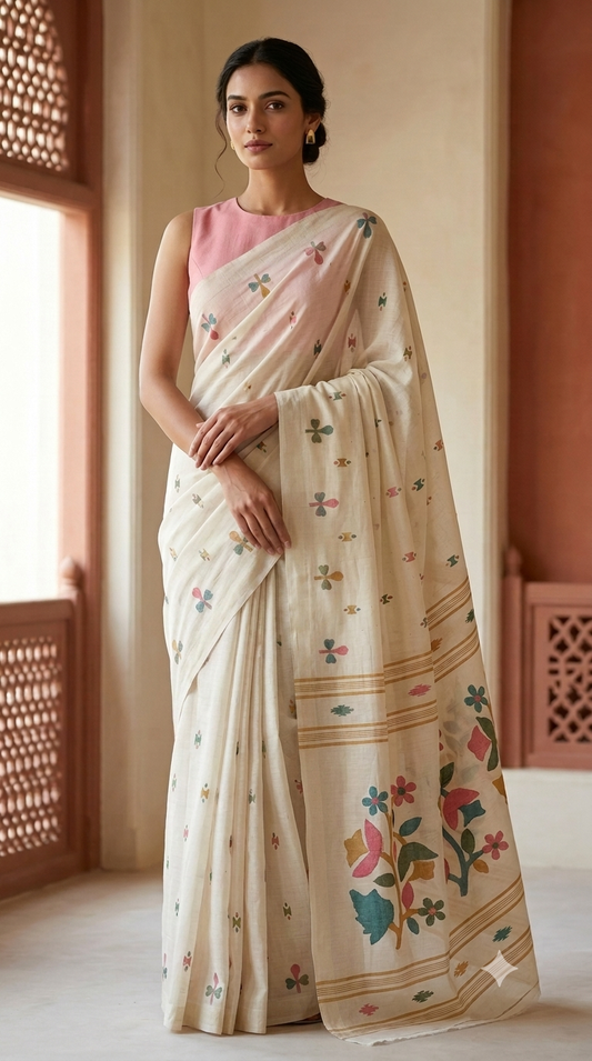 Soft Mulmul Cotton Saree