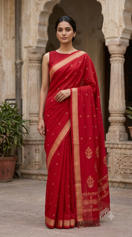 Bengal Handloom Cotton Saree