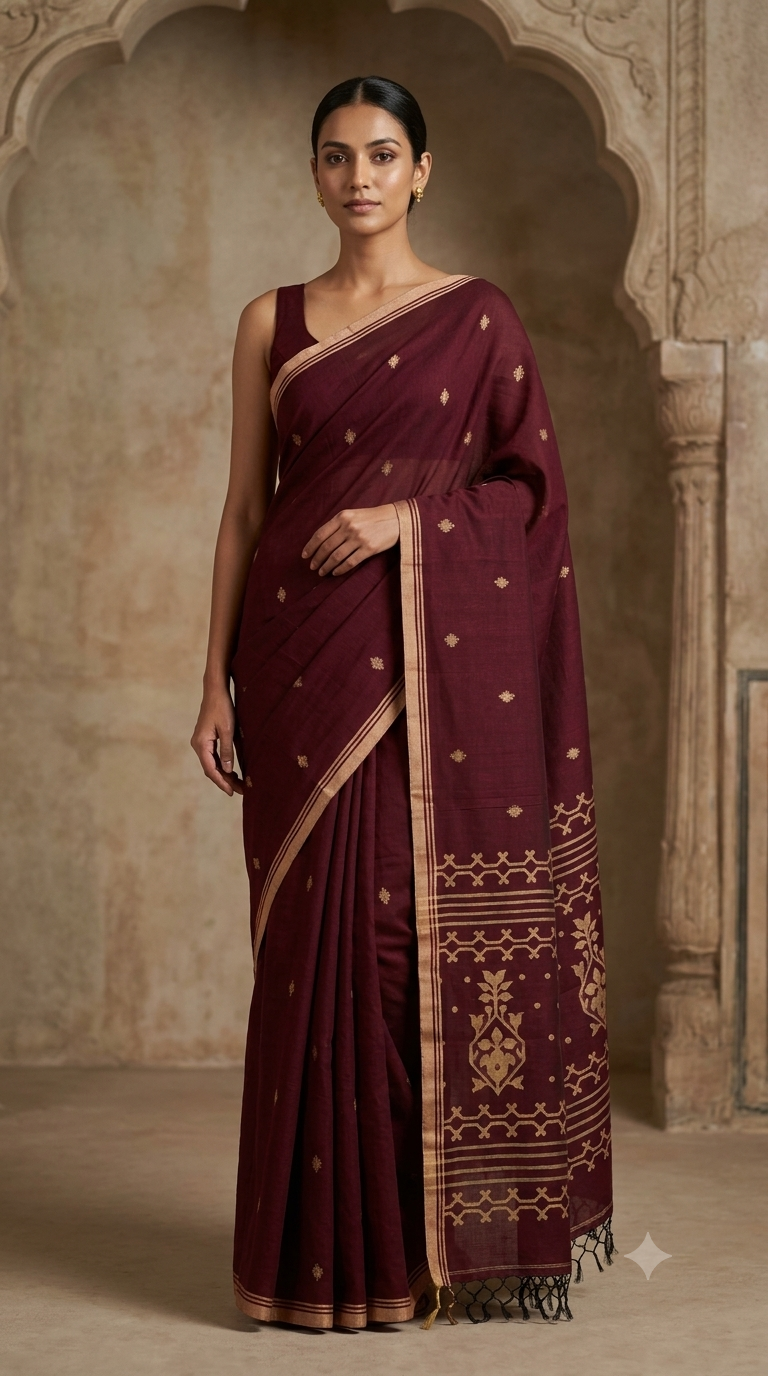 Bengal Handloom Cotton Saree
