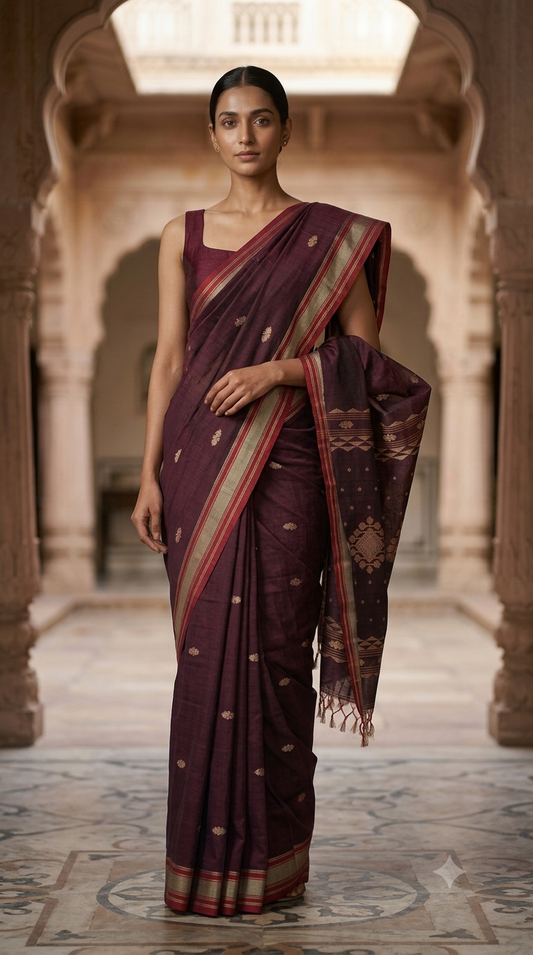 Bengal Handloom Cotton Saree