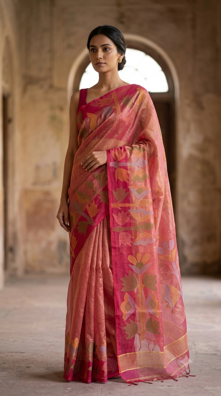 Handloom Tissue Saree