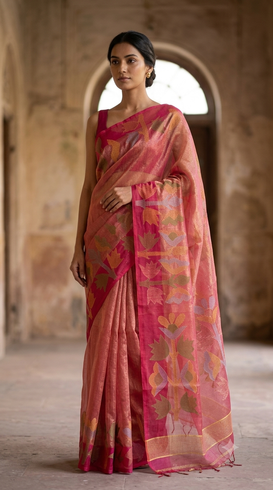 Handloom Tissue Saree