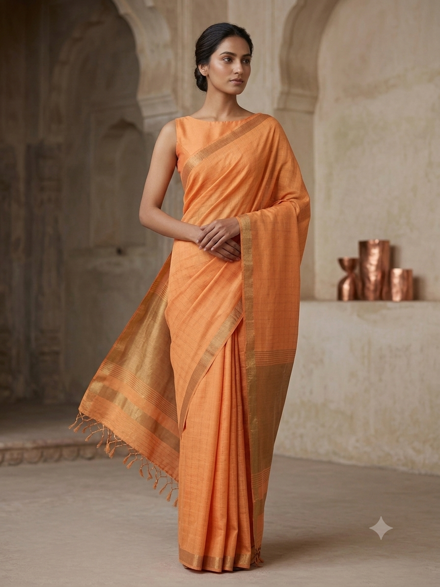 Handloom Kota Doria Saree