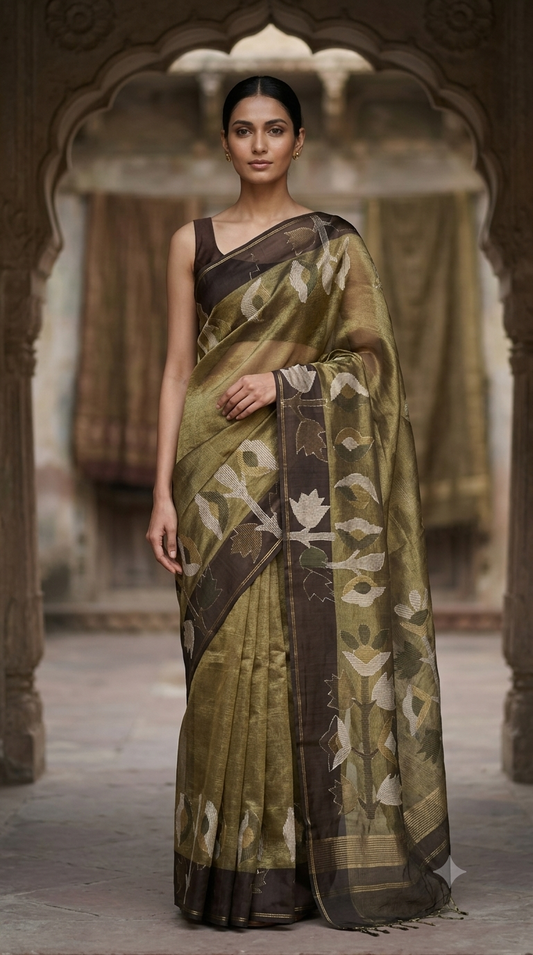 Handloom Tissue Saree