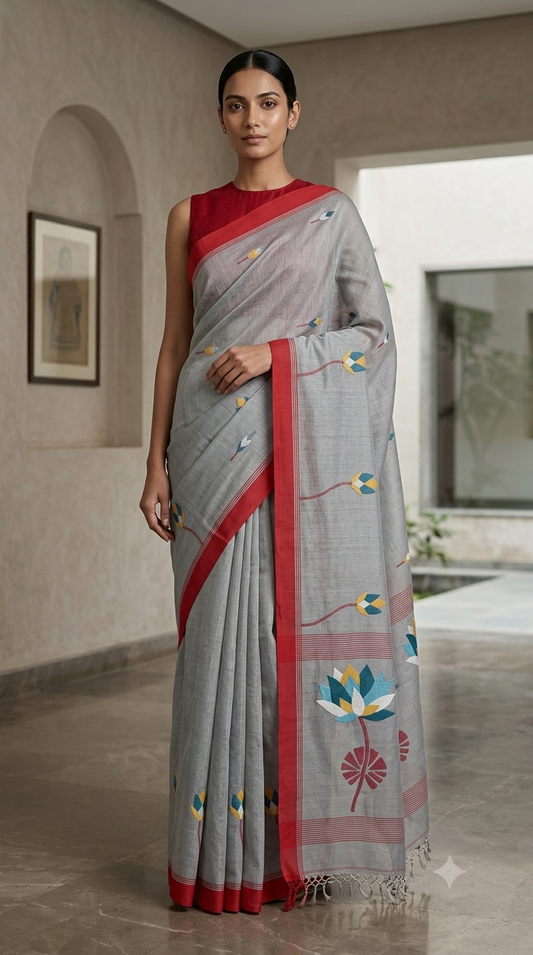 Muslin Jamdani Saree