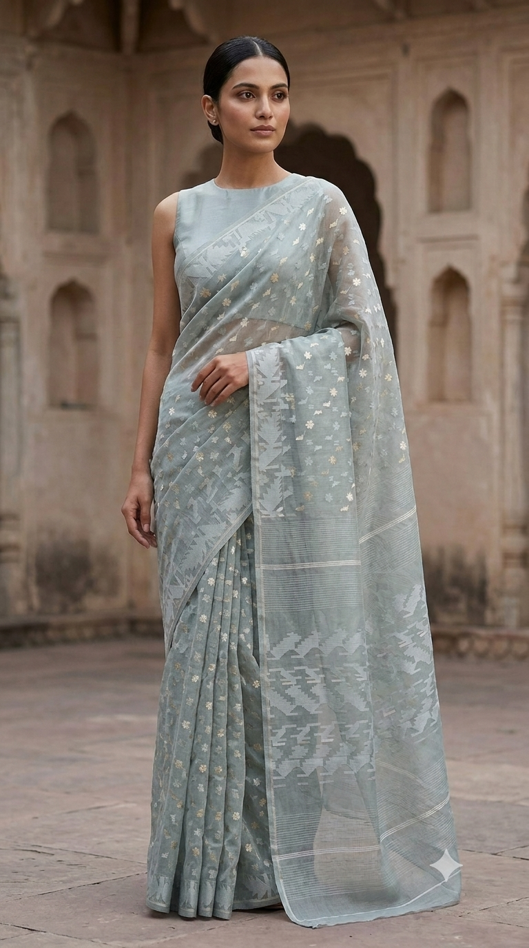 Bangladeshi Dhakai Jamdani Saree