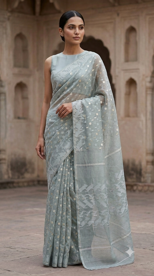 Bangladeshi Dhakai Jamdani Saree