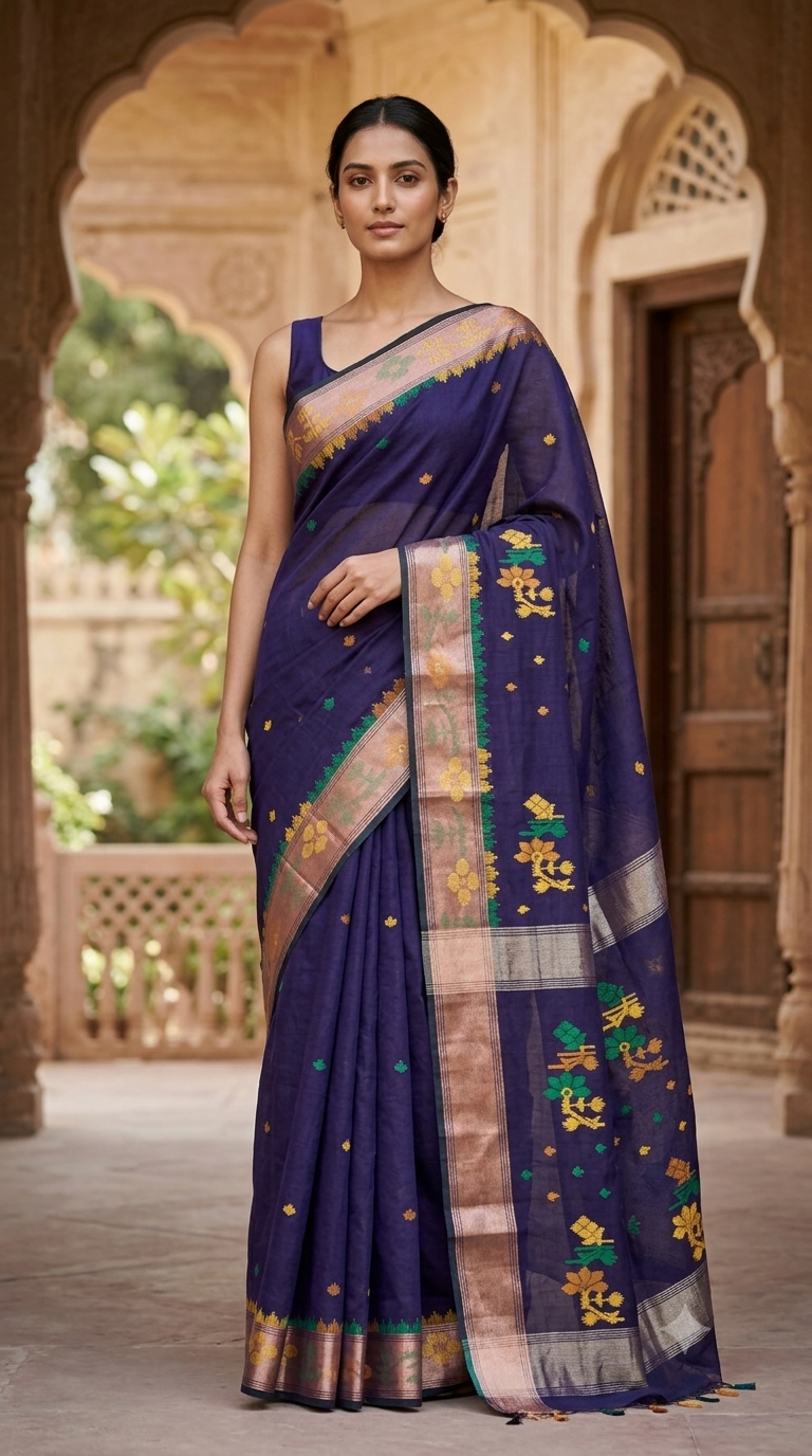 Handloom Chanderi Saree
