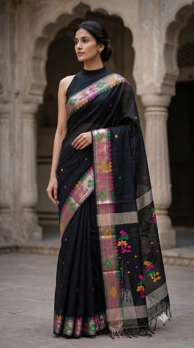 Handloom Chanderi Saree