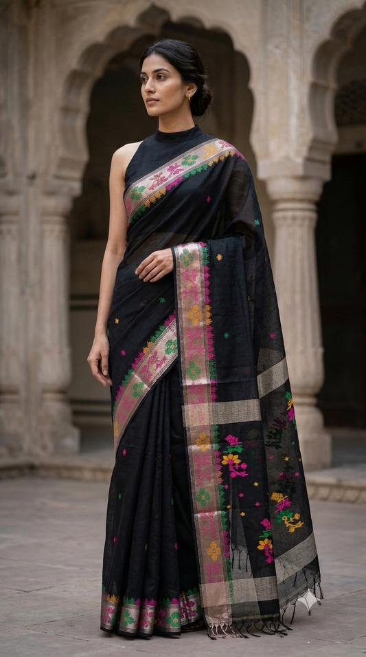 Handloom Chanderi Saree