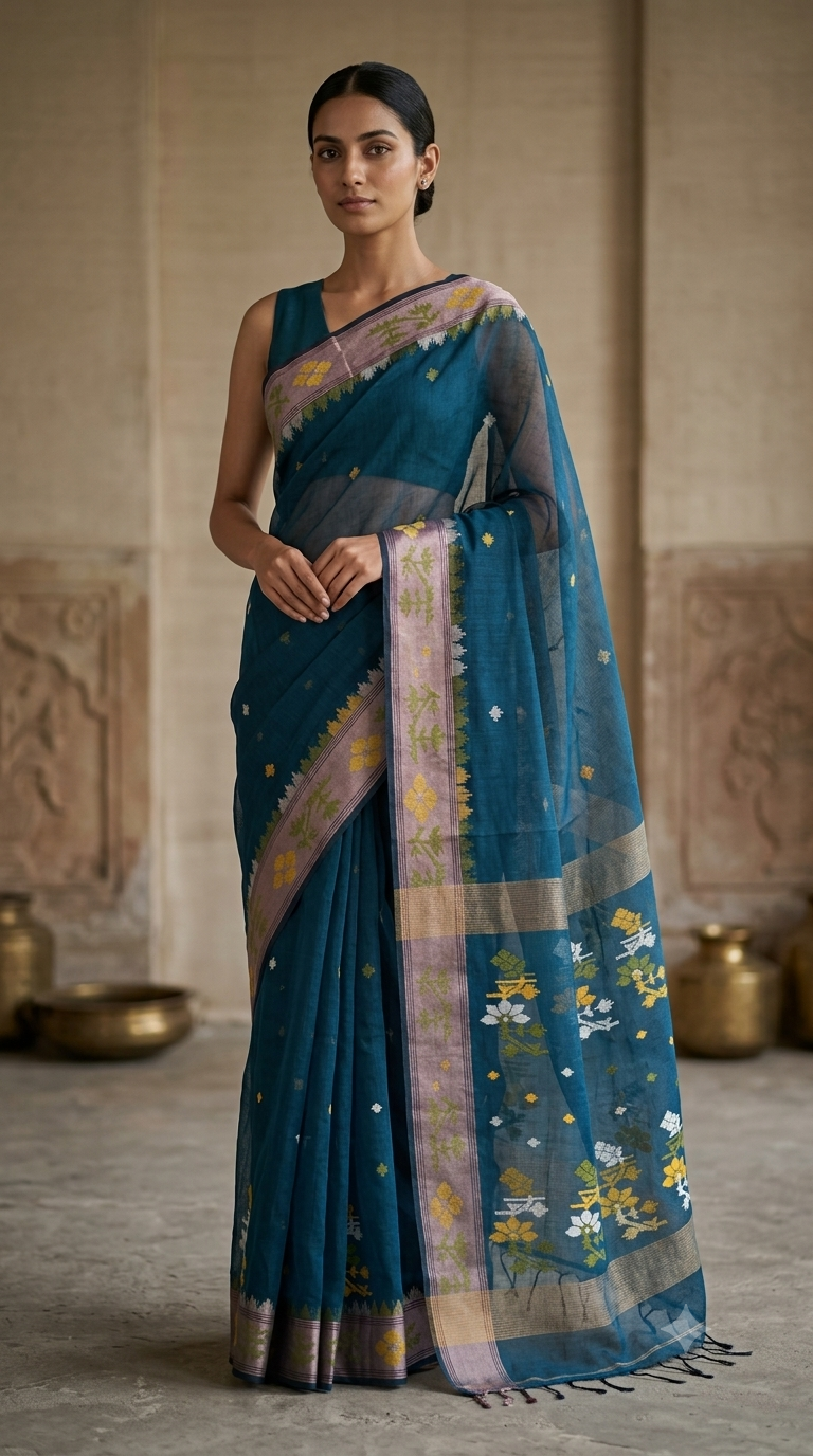 Handloom Chanderi Saree