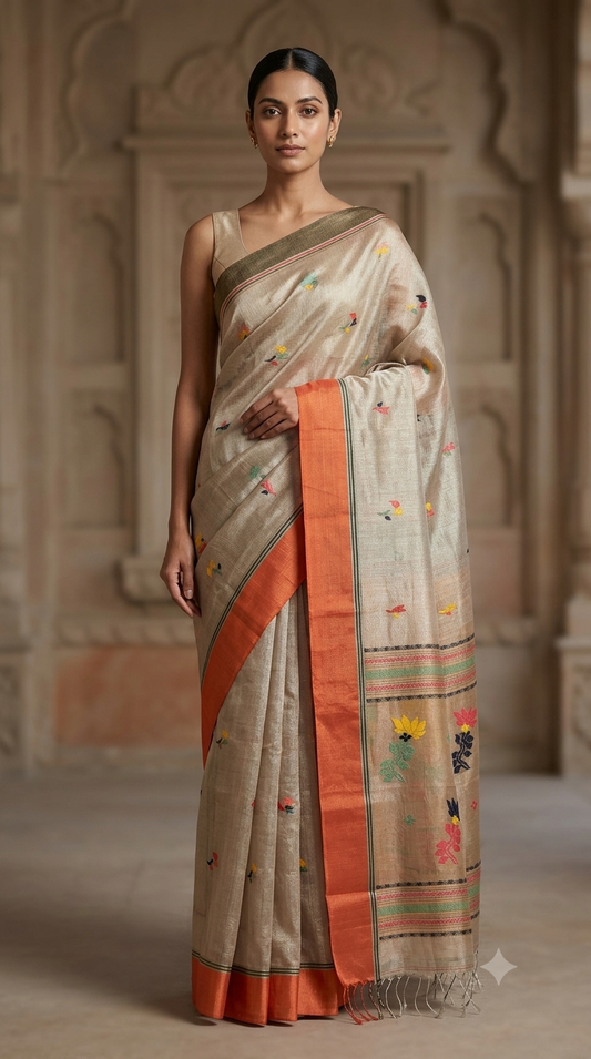 Handloom Tissue Saree
