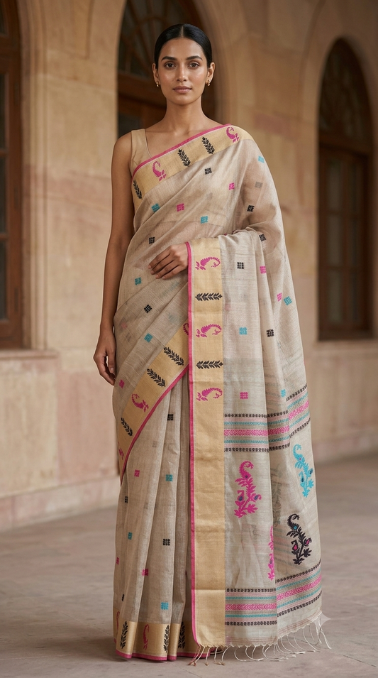 Handloom Tissue Saree