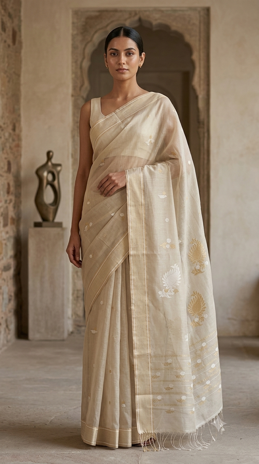 Handloom Chanderi Saree