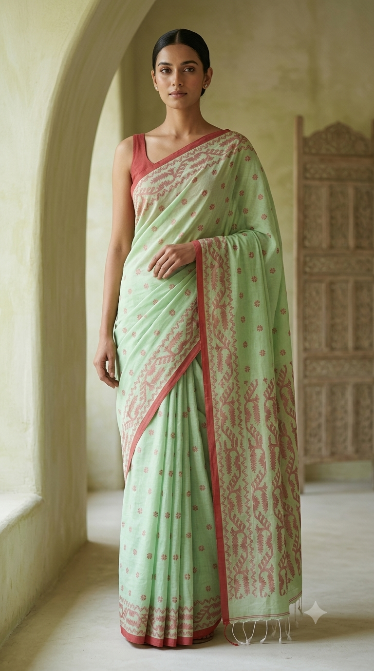 Bengal Handloom Cotton Saree