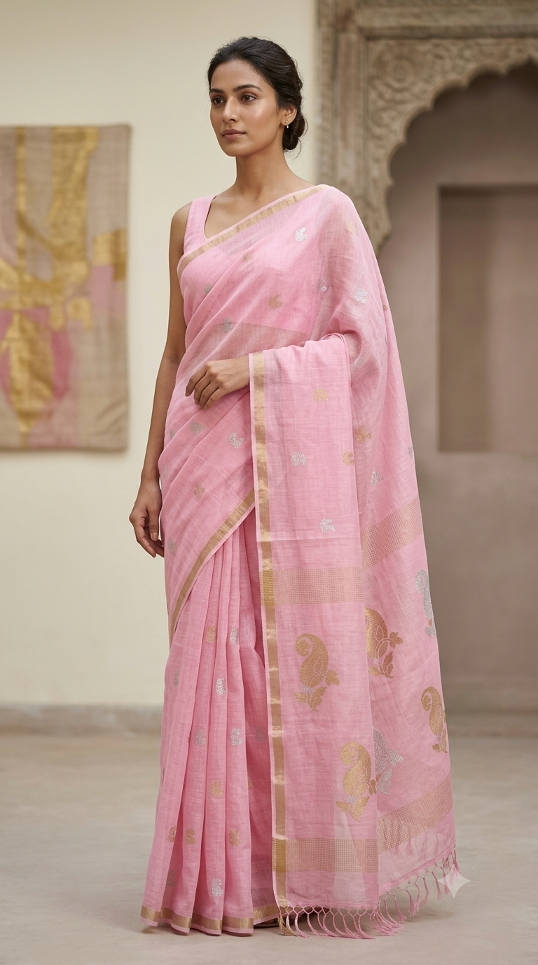 Handloom Chanderi Saree