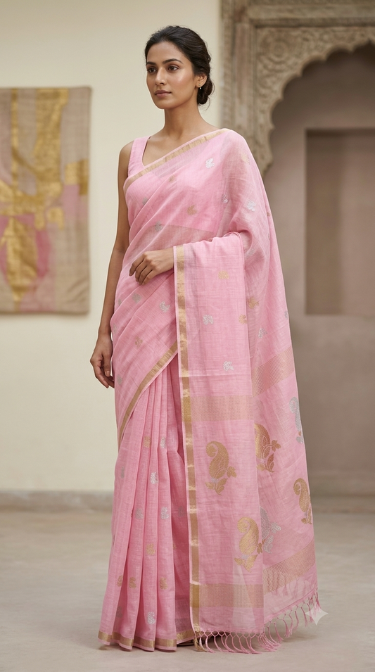 Handloom Chanderi Saree