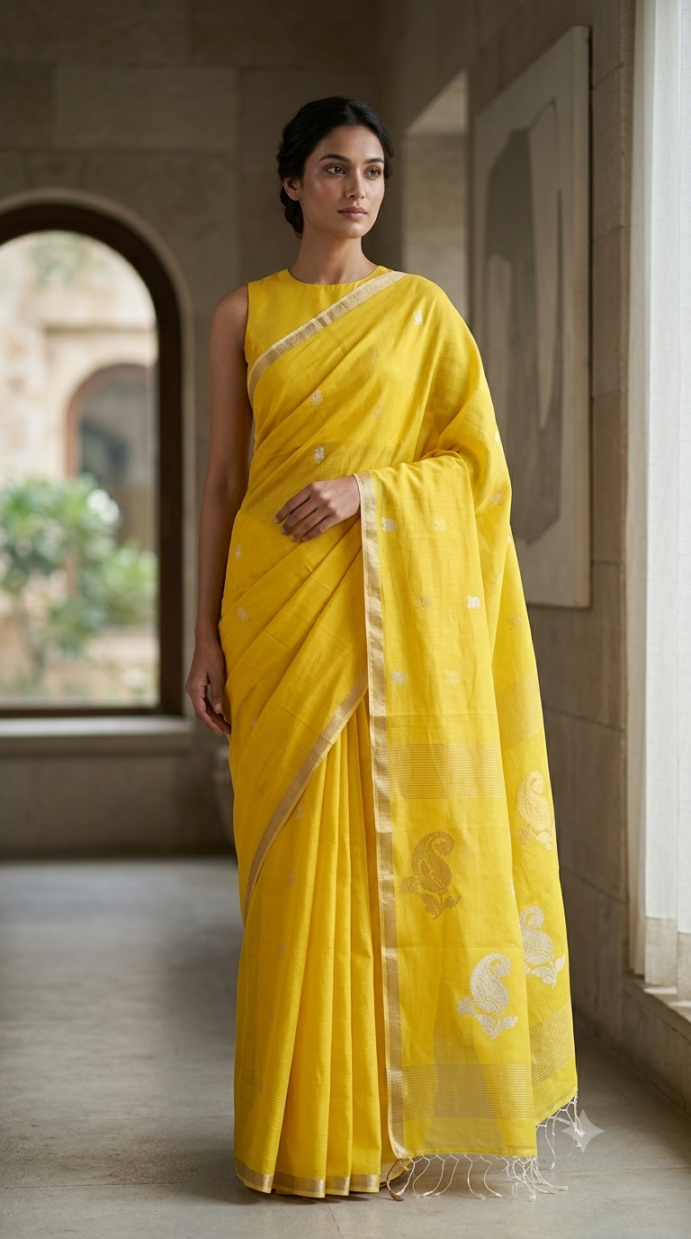Handloom Chanderi Saree
