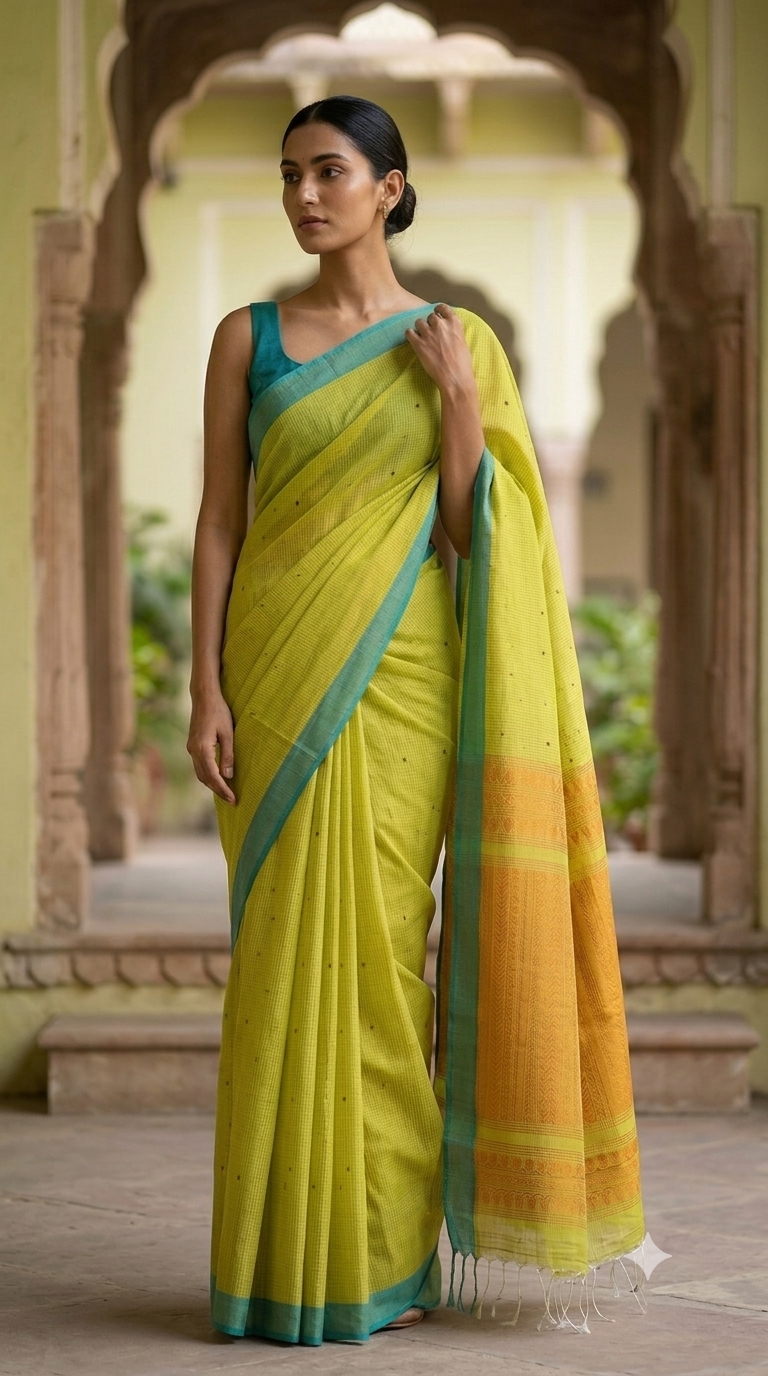 Handloom Kota Doria Saree