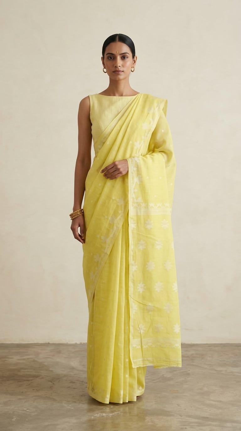 Cotton Jamdani Saree