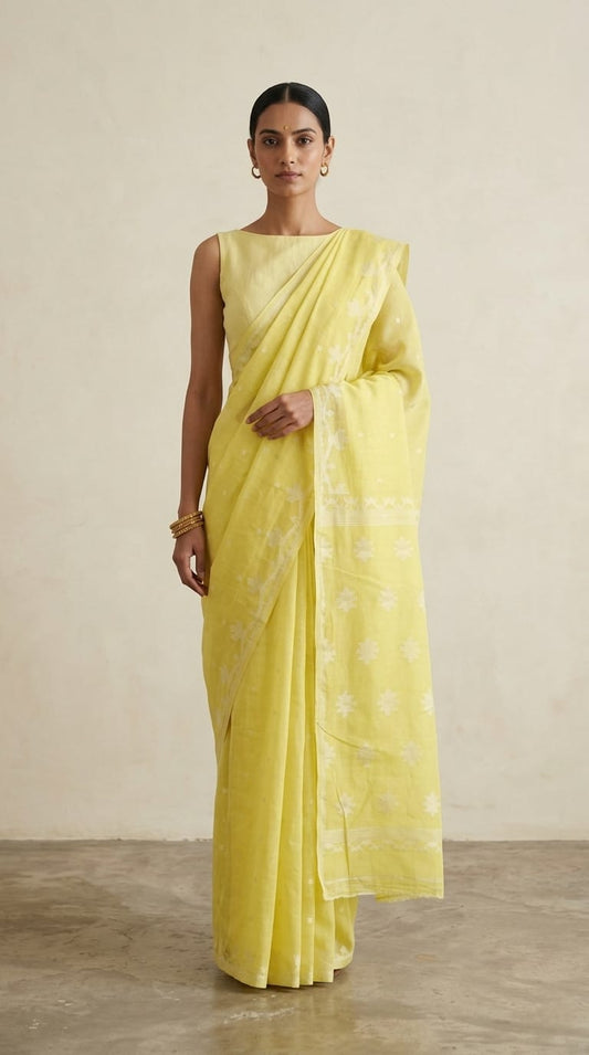 Cotton Jamdani Saree