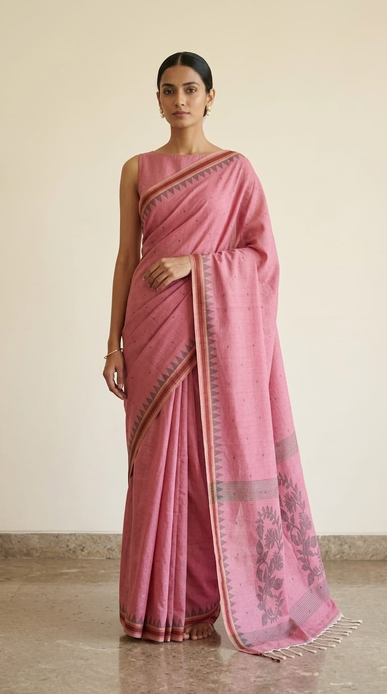 Pure Handloom Cotton Saree