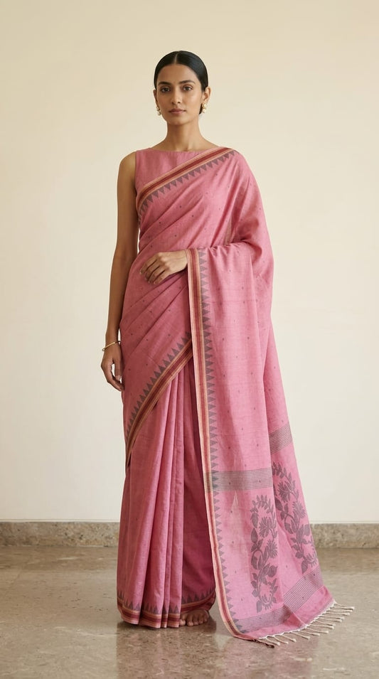 Pure Handloom Cotton Saree