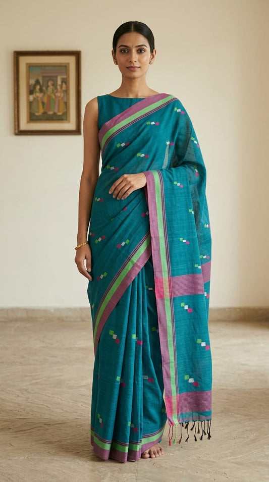 Pure Handloom Cotton Saree