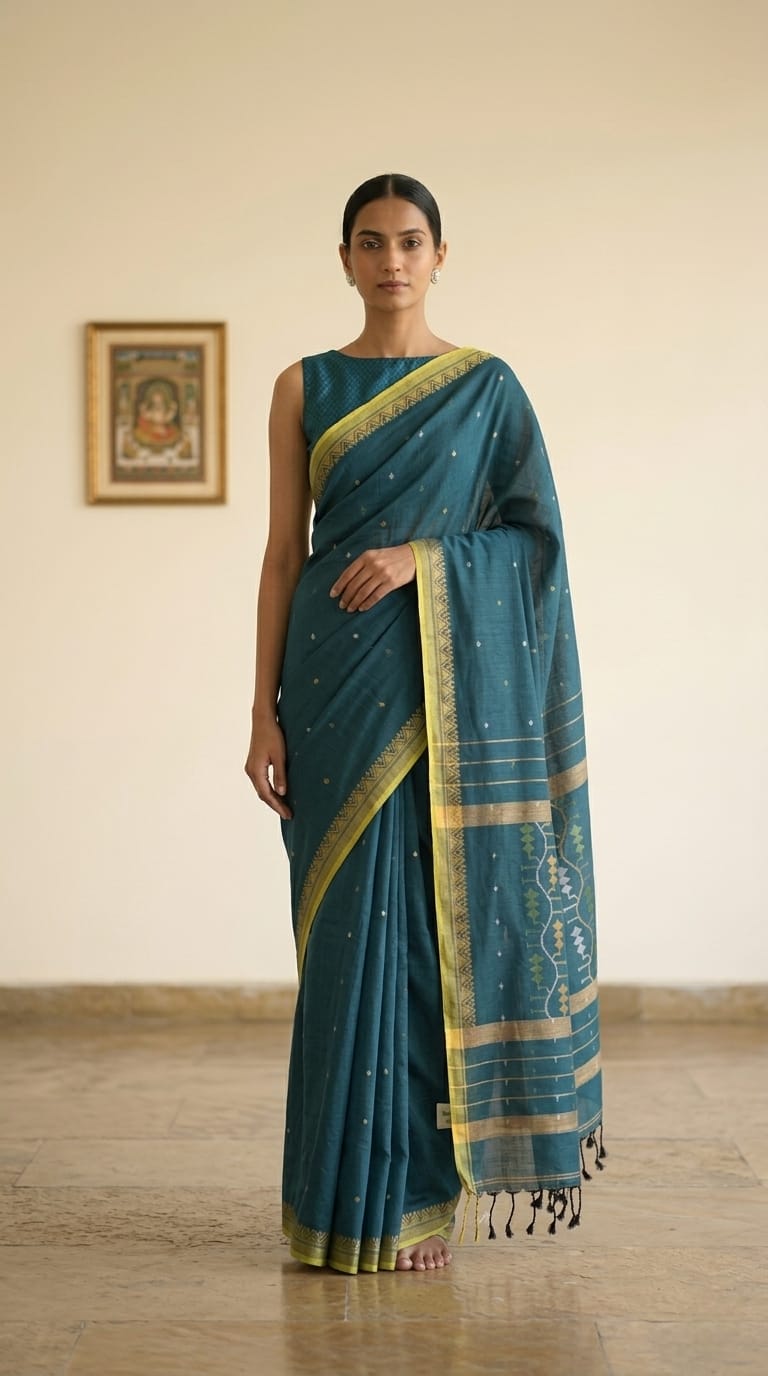Pure Handloom Cotton Saree