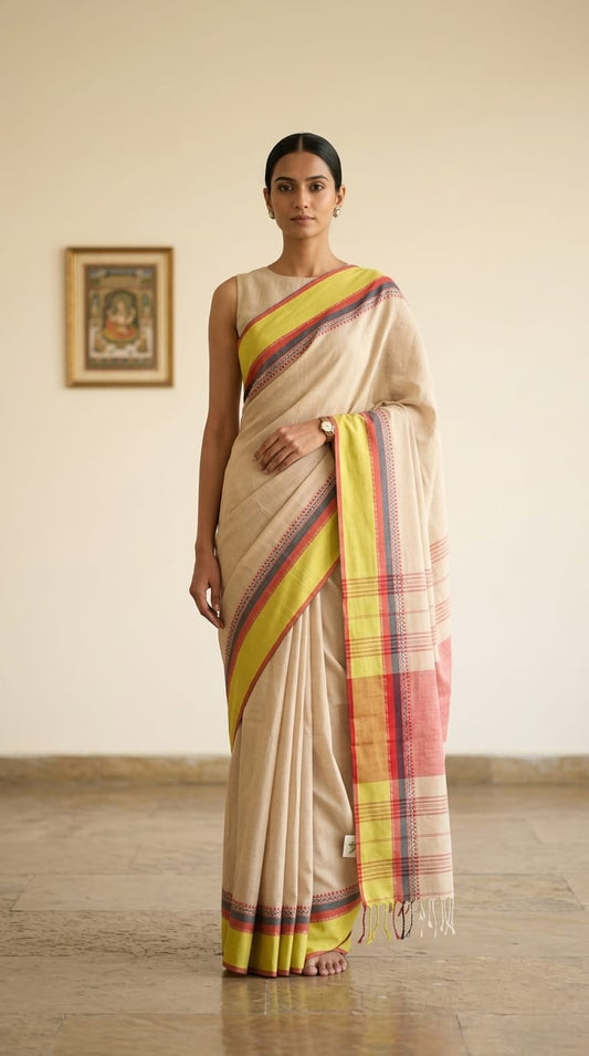 Pure Handloom Cotton Saree